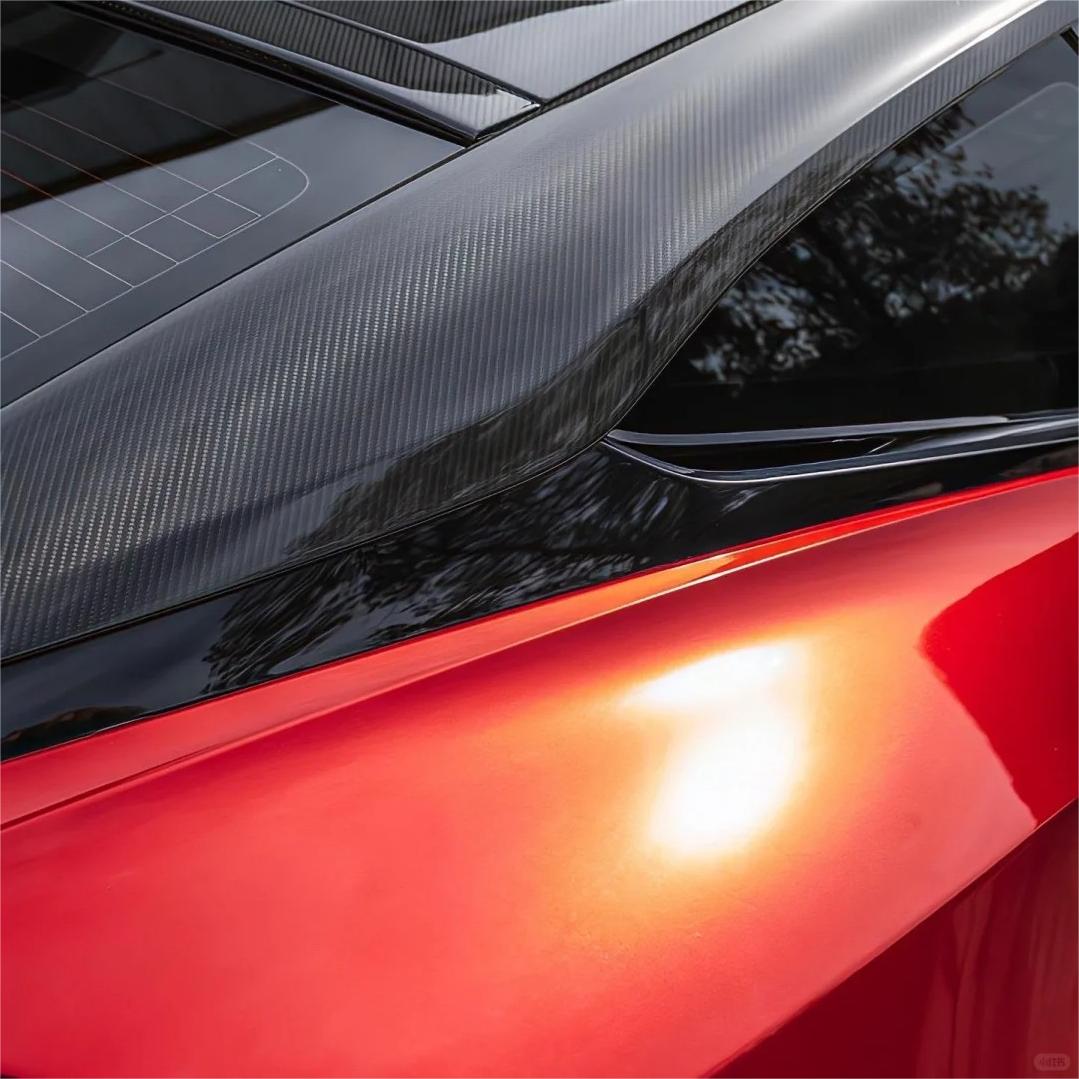 Ultra Gloss Metallic Vampire Red Vinyl Car Wrap review 1