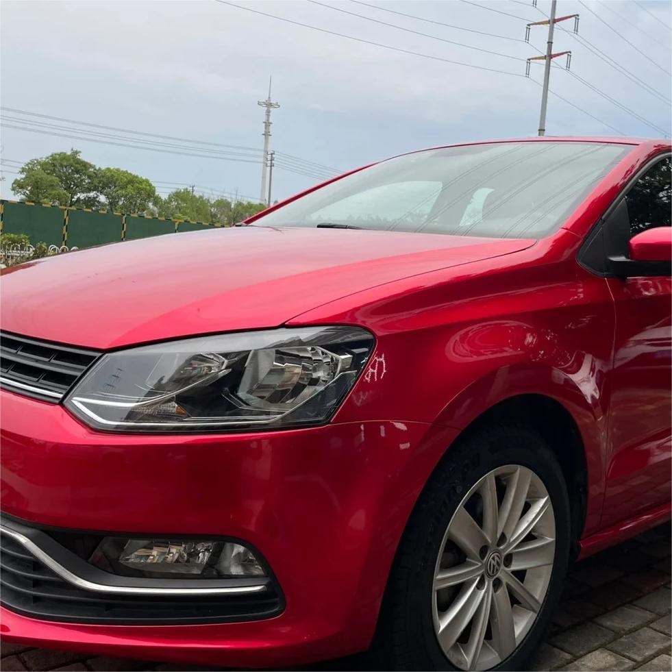 Ultra Gloss Metallic Vampire Red Vinyl Car Wrap review 1