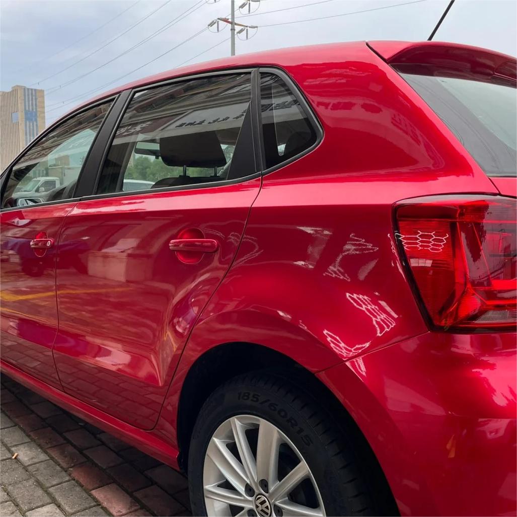 Ultra Gloss Metallic Vampire Red Vinyl Car Wrap review 2