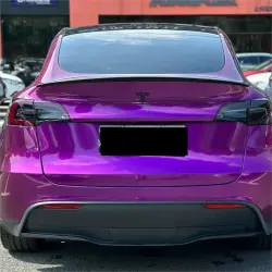 Gloss Metallic Grape Purple Car Vinyl Wrap PET review Twillight 03