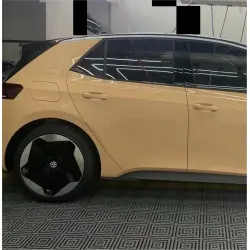 Gloss AMG Desert Yellow Car Vinyl Wrap PET review Timber 01