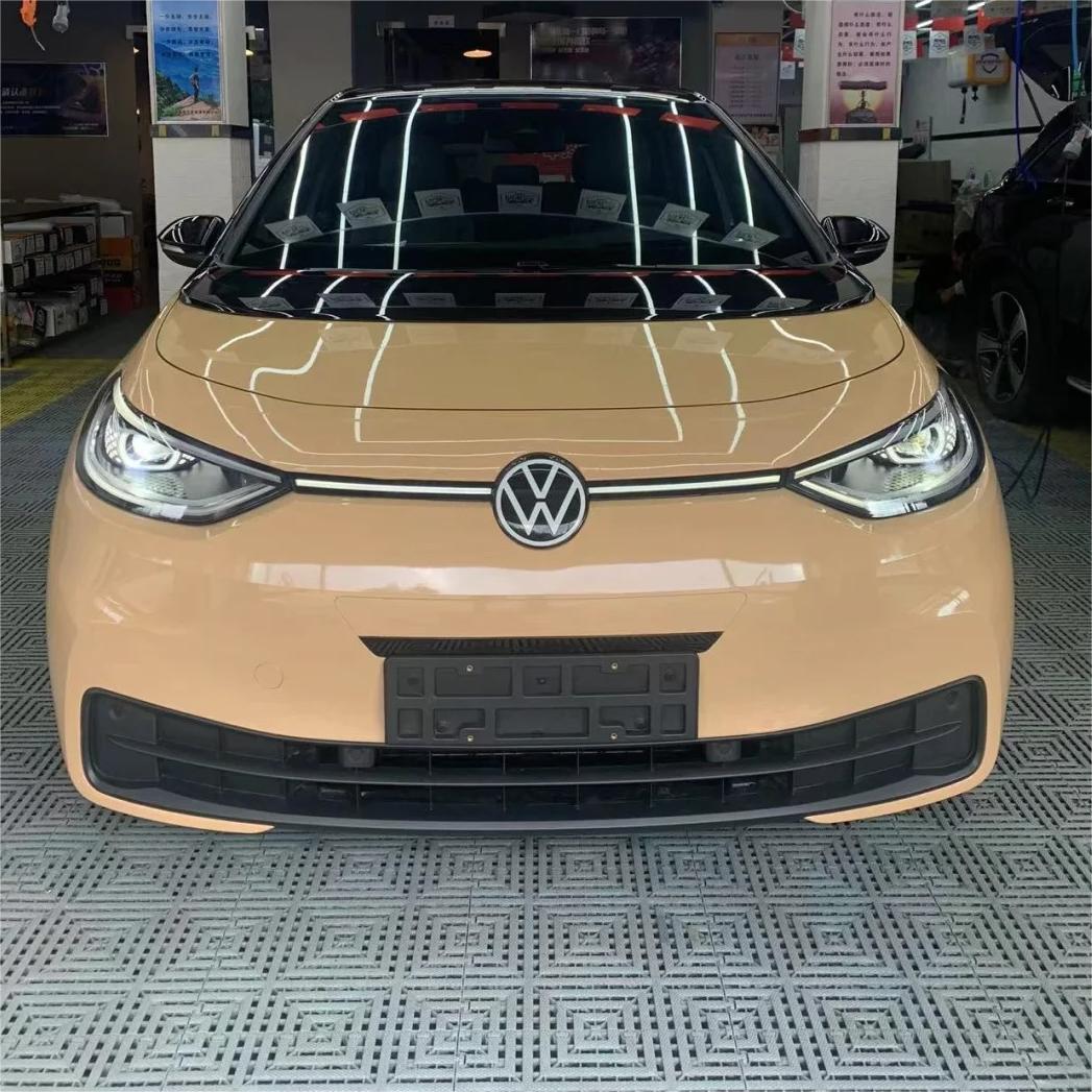 Gloss AMG Desert Yellow Car Vinyl Wrap PET review Timber 02