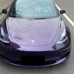 Gloss Metallic Venice Purple Car Vinyl Wrap  review Garrett 01