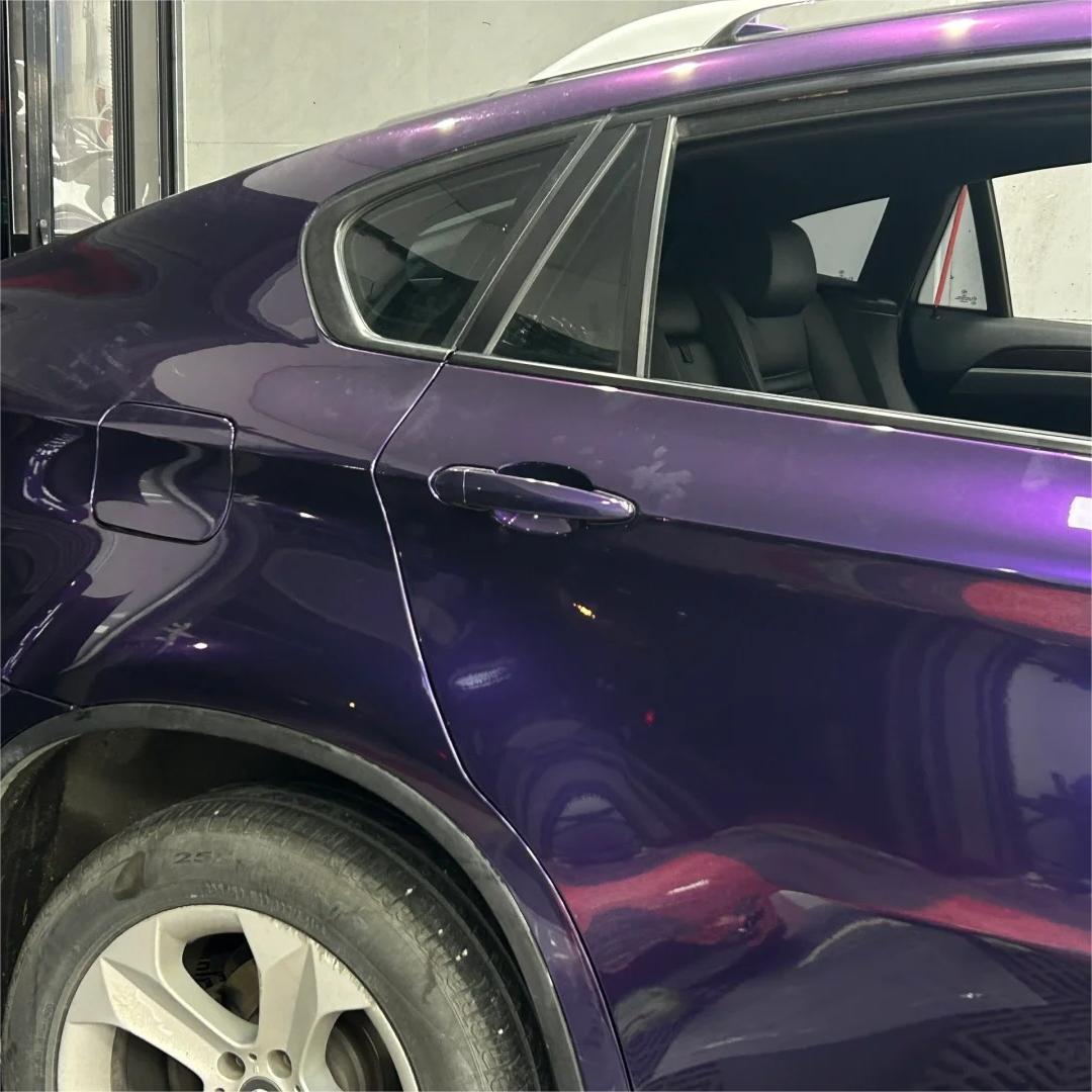 Gloss Metallic Venice Purple Car Vinyl Wrap PET review Wallman 02