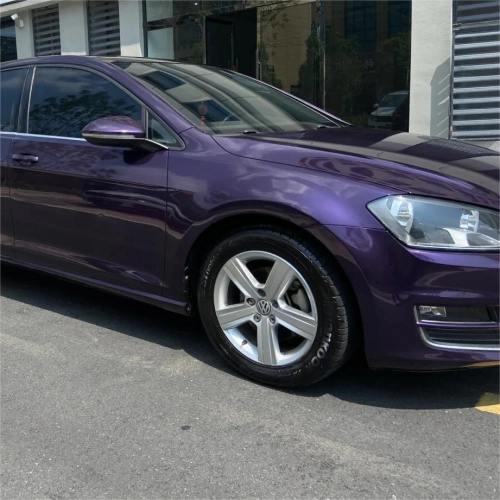 Gloss Metallic Venice Purple Car Vinyl Wrap PET reviewed by