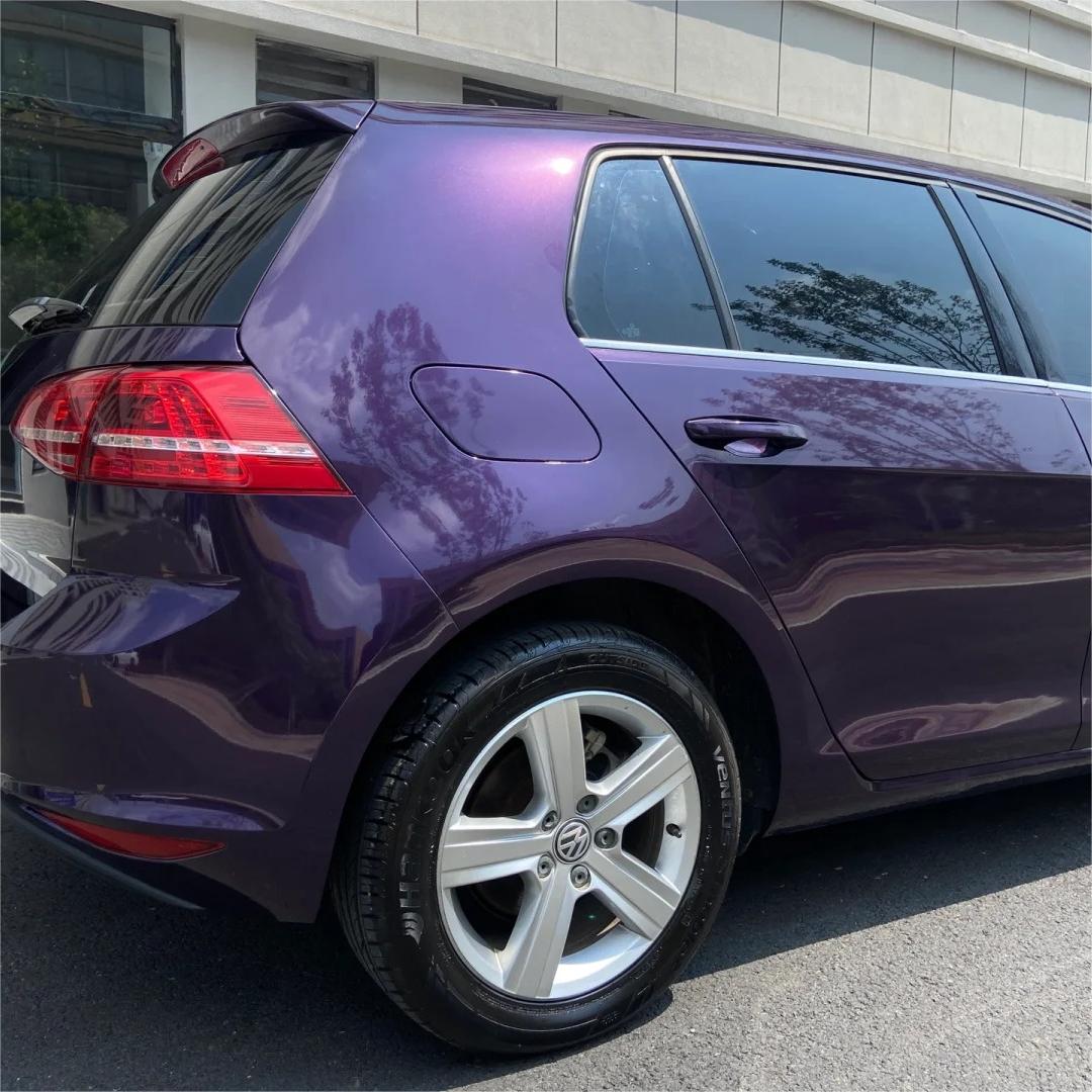 Gloss Metallic Venice Purple Car Vinyl Wrap PET review Scarey 01