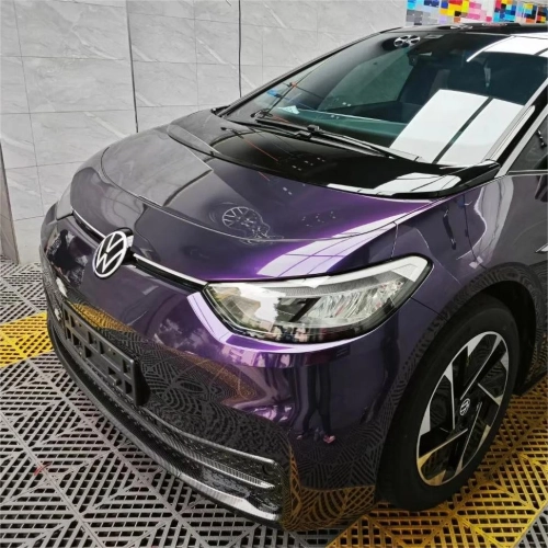 Gloss Metallic Venice Purple Car Vinyl Wrap PET reviewed by
