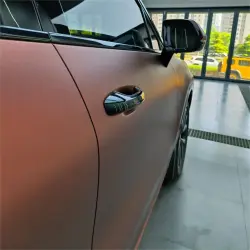 Matte Wine Red Car Vinyl Wrap review Korede 02