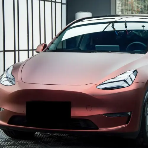 Matte Wine Red Car Vinyl Wrap review 