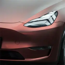 Matte Wine Red Car Vinyl Wrap review Kirsten 01