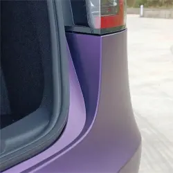 Ultra Matte Metallic Dark Purple Car Vinyl Wrap review Eddie