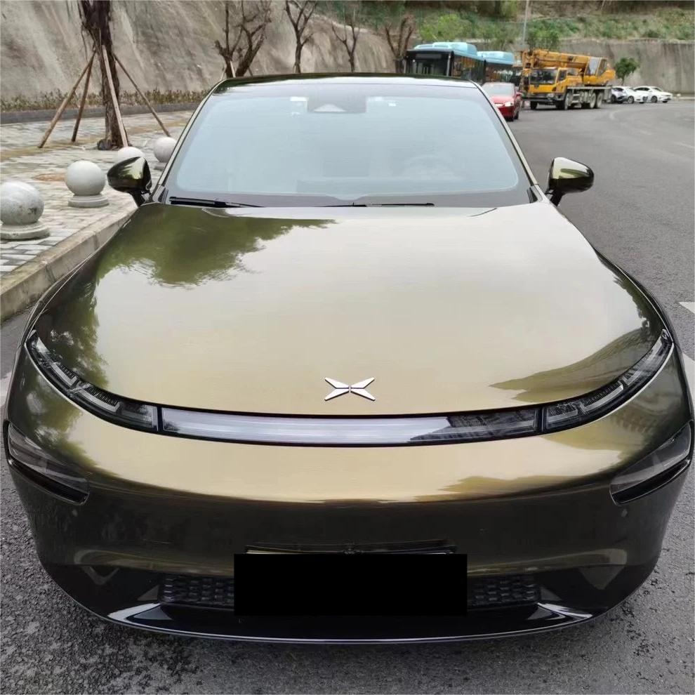 Gloss Metallic Ghost Midnight Gold Black Gold Car Vinyl Wrap PET review Richard 01