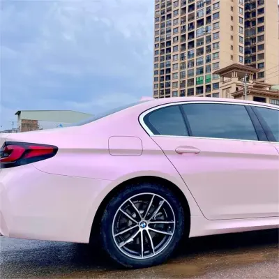 Gloss Metallic Purple Pink Car Vinyl Wrap PET review Will