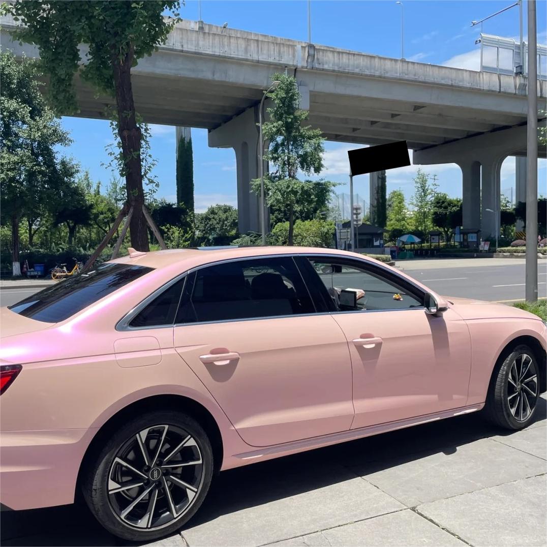 Gloss Metallic Purple Pink Car Vinyl Wrap PET review Griffin 00