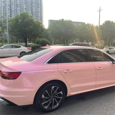 Gloss Metallic Purple Pink Car Vinyl Wrap PET review Griffin 02
