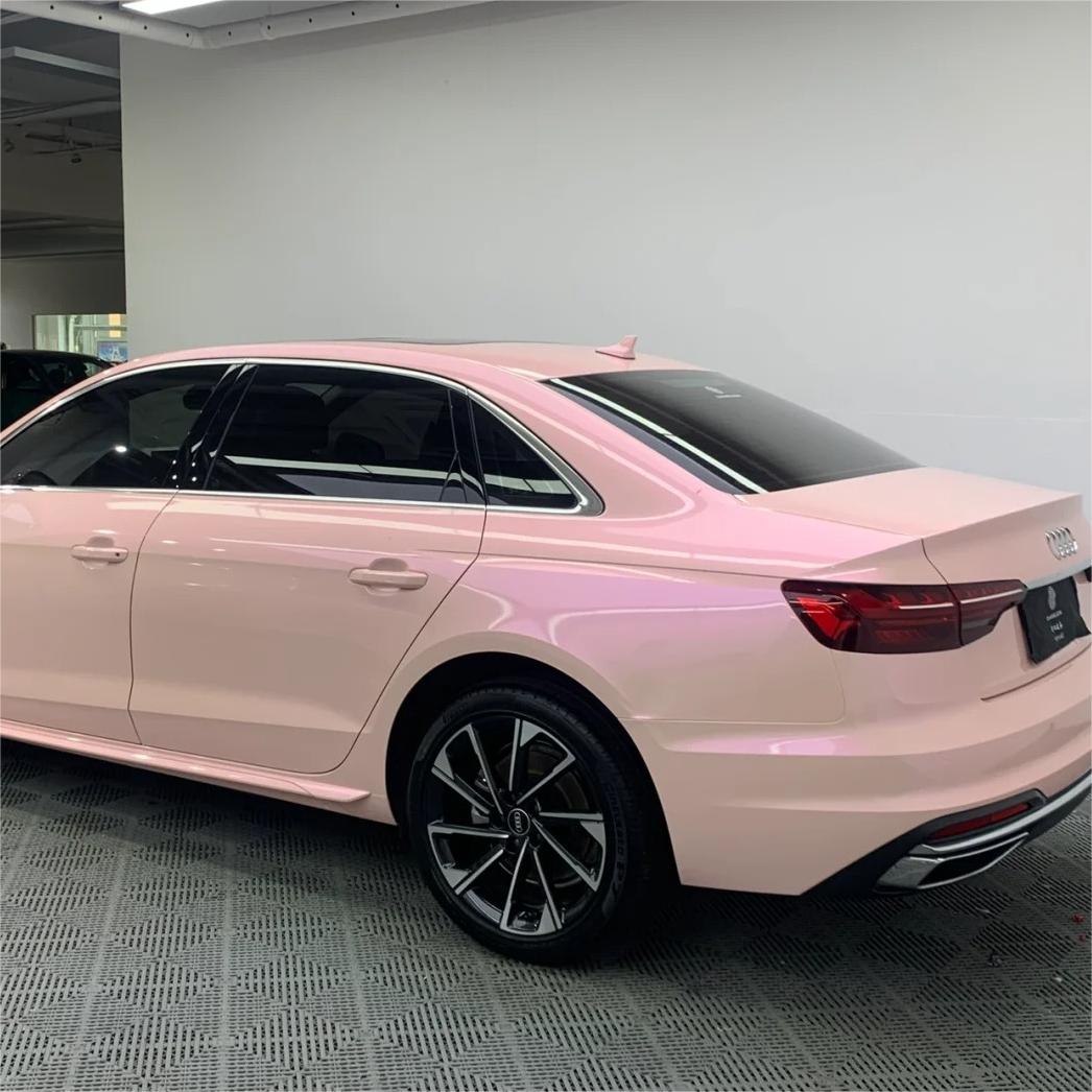 Gloss Metallic Purple Pink Car Vinyl Wrap PET review Griffin 02