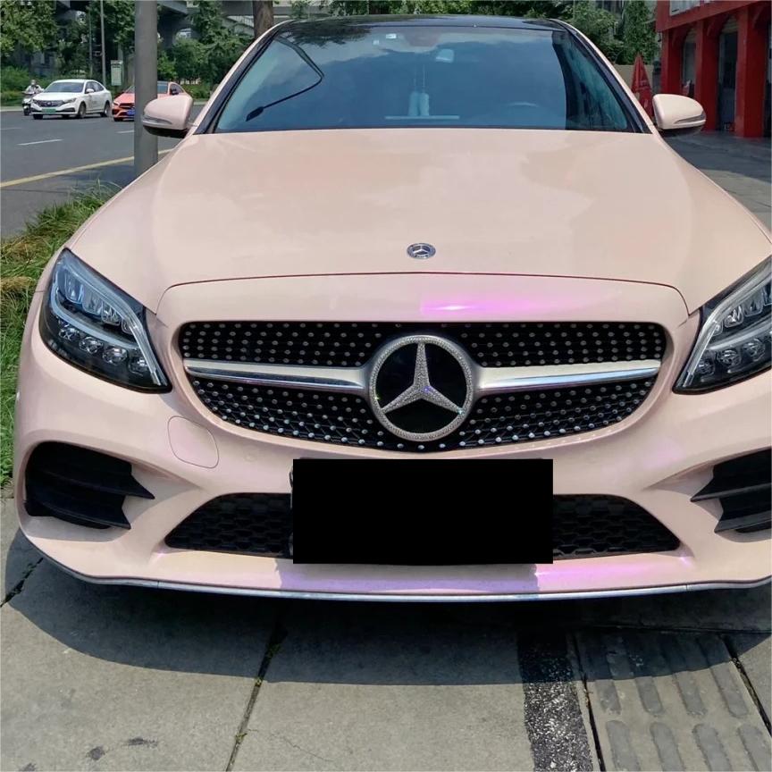 Gloss Metallic Purple Pink Car Vinyl Wrap PET review Shane 01