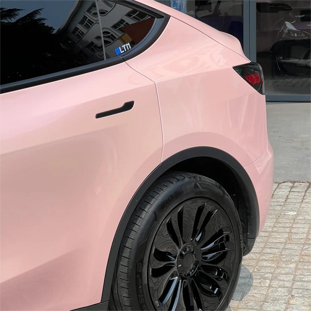 Gloss Metallic Purple Pink Car Vinyl Wrap PET review Alvarez