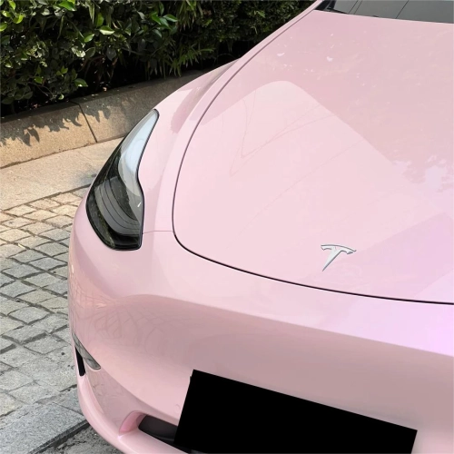 Gloss Metallic Purple Pink Car Vinyl Wrap PET review 