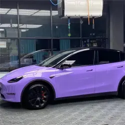 Gloss Lavender Purple Car Vinyl Wrap Tesla BMW PET review Amazon 02