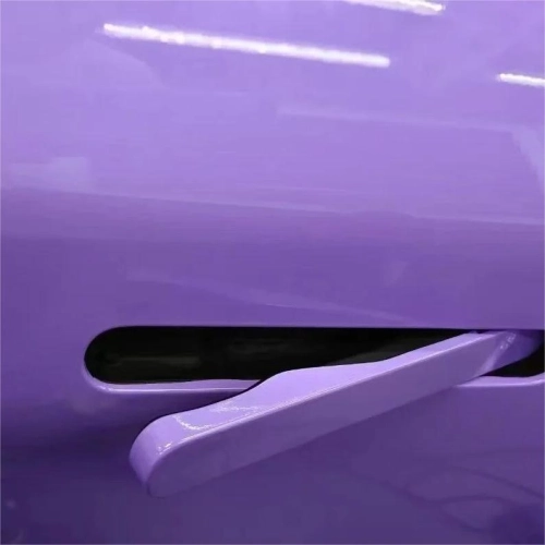 Gloss Lavender Purple Car Vinyl Wrap Tesla BMW PET reviewed by