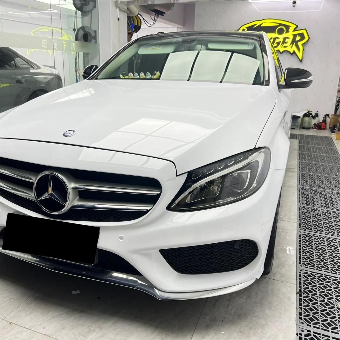 Gloss Crystal White Car Vinyl Wrap  review Kerra 02