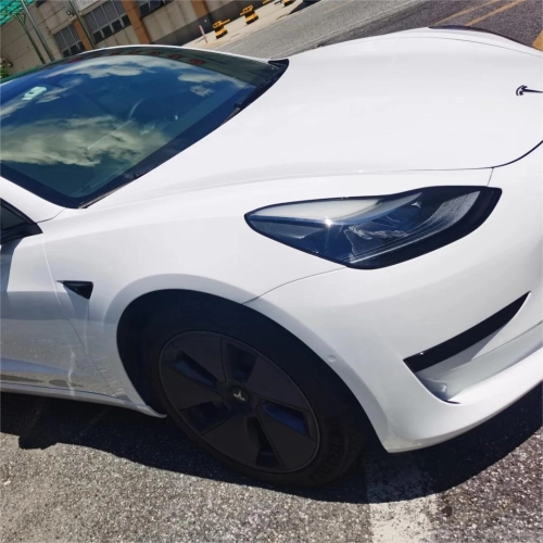 Gloss Crystal White Car Vinyl Wrap PET reviewed by