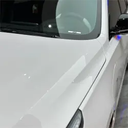 Gloss Crystal White Car Vinyl Wrap  review Cameron 02