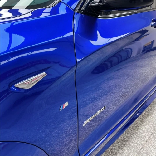 Gloss Metallic Blueberry Car Vinyl Wrap PET review 