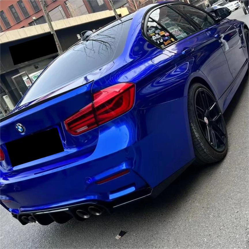 Gloss Metallic Blueberry Car Vinyl Wrap PET review Thatrueth 02