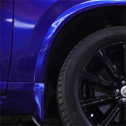 Gloss Metallic Blueberry Car Vinyl Wrap PET review 