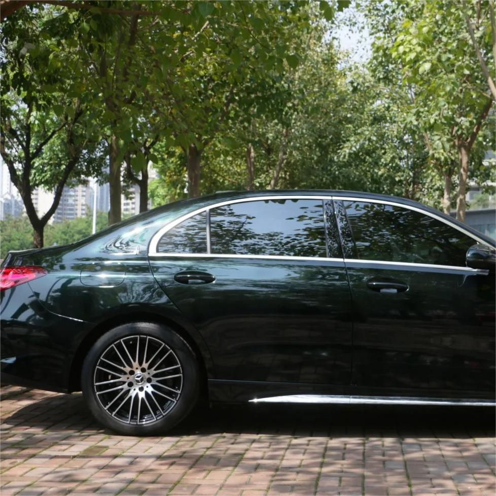 Gloss Metallic Diamond Benz Emerald Green Car Vinyl Wrap PET review Bassirou 02