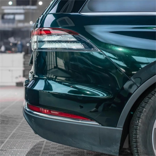 Gloss Metallic Diamond Benz Emerald Green Car Vinyl Wrap PET review 