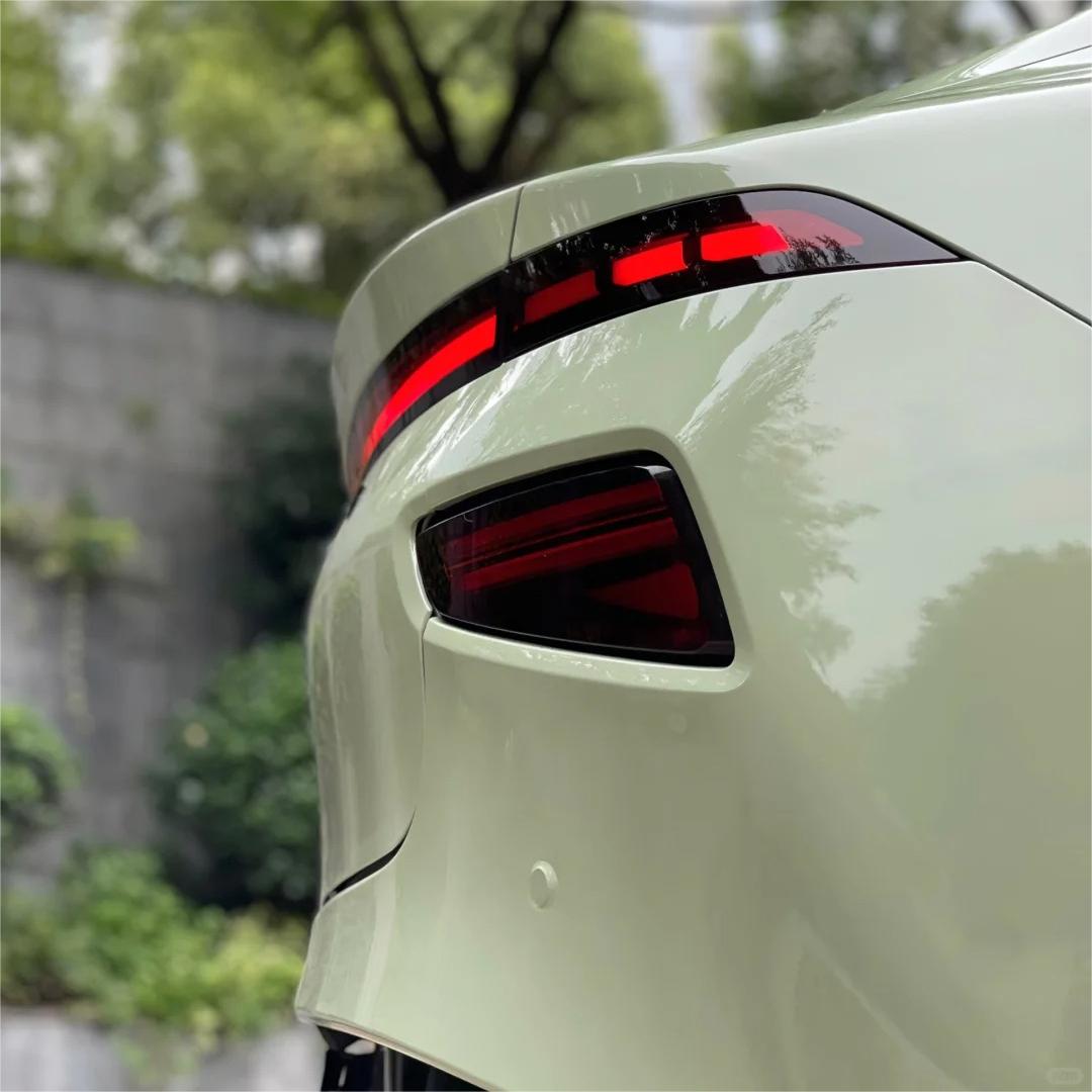 Gloss Light Khaki Green Car Vinyl Wrap PET review Taylorfamily 03