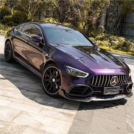 Gloss Metallic Midnight Purple Car Vinyl Wrap BMW PET review Ckuethe 00