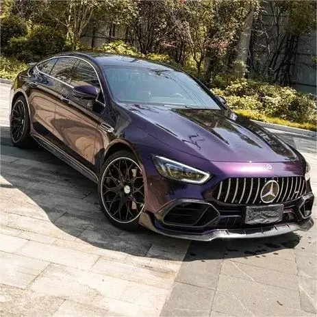 Gloss Metallic Midnight Purple Car Vinyl Wrap BMW PET review 