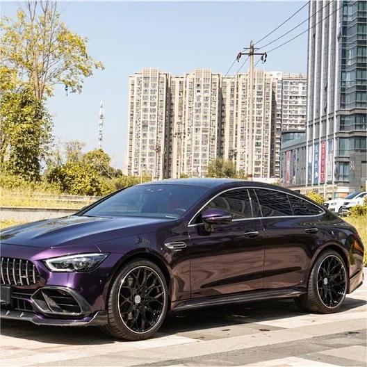 Gloss Metallic Midnight Purple Car Vinyl Wrap BMW PET review Ckuethe 01