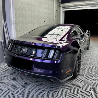 Gloss Metallic Midnight Purple Car Vinyl Wrap BMW  review Customer 01