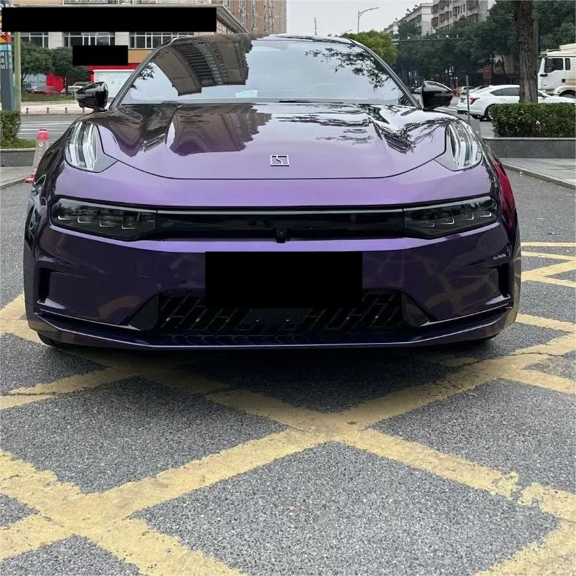 Gloss Metallic Midnight Purple Car Vinyl Wrap BMW PET review Stephanie 00