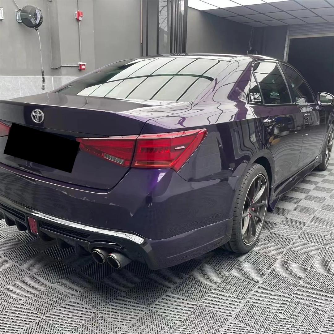 Gloss Metallic Midnight Purple Car Vinyl Wrap BMW PET review Bobbie 01