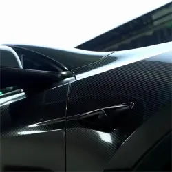 4D Best Carbon Seller - Gloss Black Carbon Fiber Car Vinyl Wrap review Ron