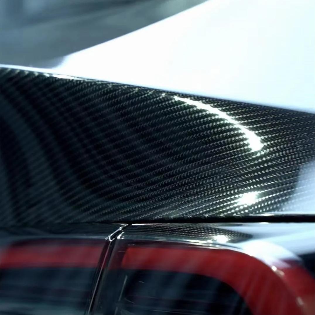 4D Best Carbon Seller - Gloss Black Carbon Fiber Car Vinyl Wrap review Pooxhie