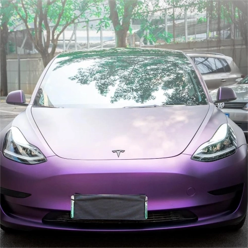 Matte Magic Purple Russian Violet Purple Car Vinyl Wrap PET reviewed by