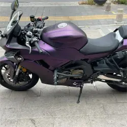 Matte Russian Violet Purple Car Vinyl Wrap  review Blase  02