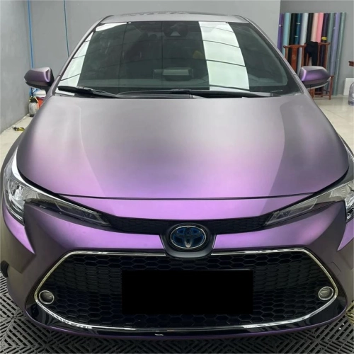 Matte Magic Purple Russian Violet Purple Car Vinyl Wrap PET reviewed by