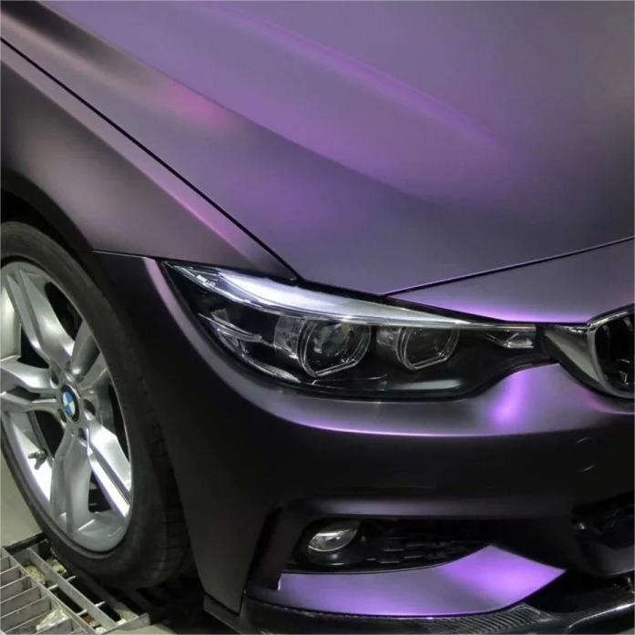Matte Magic Purple Russian Violet Purple Car Vinyl Wrap PET review Tonyblopez 00