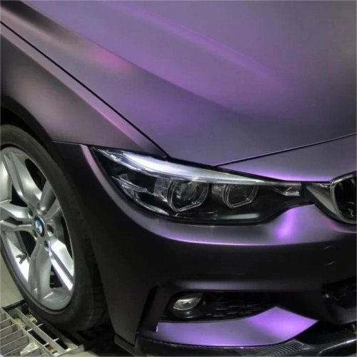 Matte Magic Purple Russian Violet Purple Car Vinyl Wrap PET reviewed by