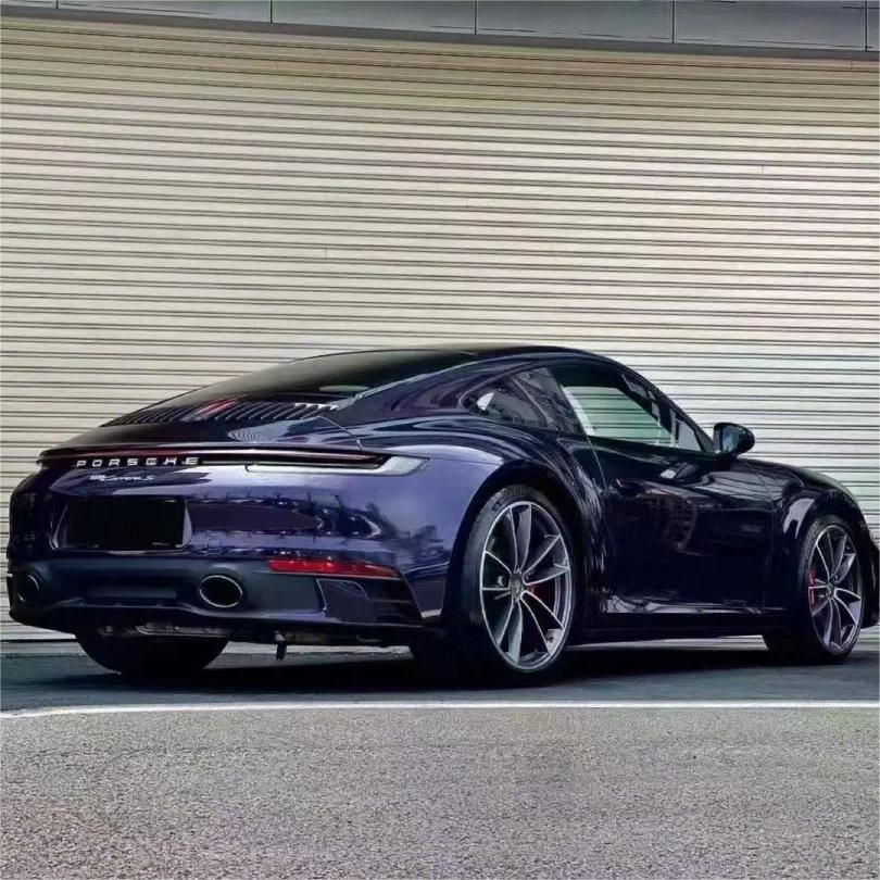 Gloss Metallic Ghost Midnight Purple Car Vinyl Wrap PET review Arnold 01