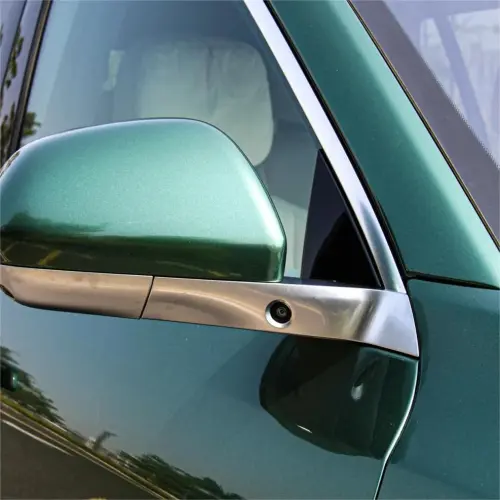 Gloss Metallic Emerald Green Car Vinyl Wrap PET review 