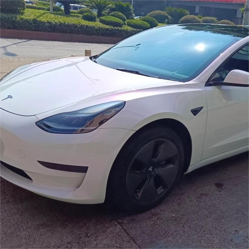 Gloss Chameleon Purple White Car Vinyl Wrap PET review Caldwell 00